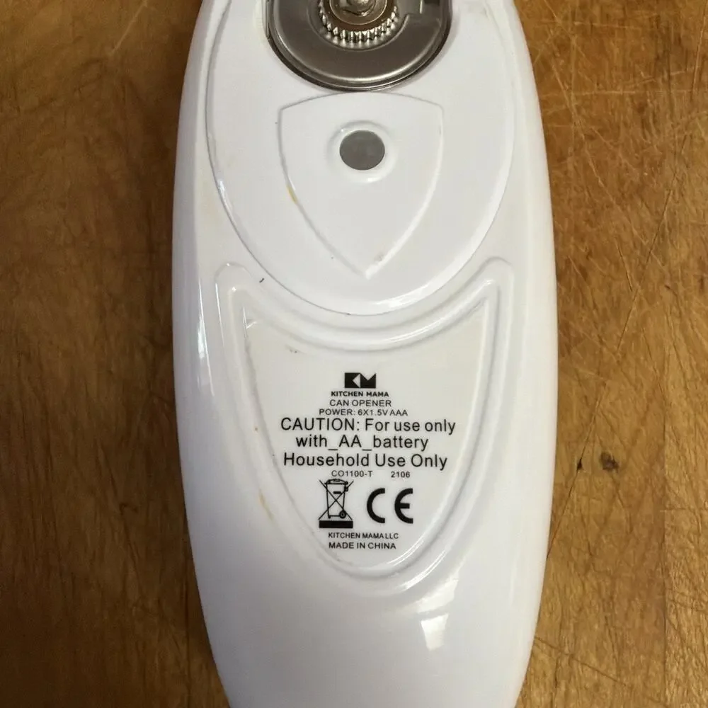 Kitchen Mama Auto Electric Can Opener : Hands Free, Smooth Edge,Tested and Works